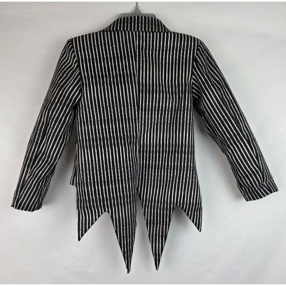 Disney Jack Skellington Nightmare Before Christmas Costume Jacket Kids Size 5-6 - Picture 9 of 10